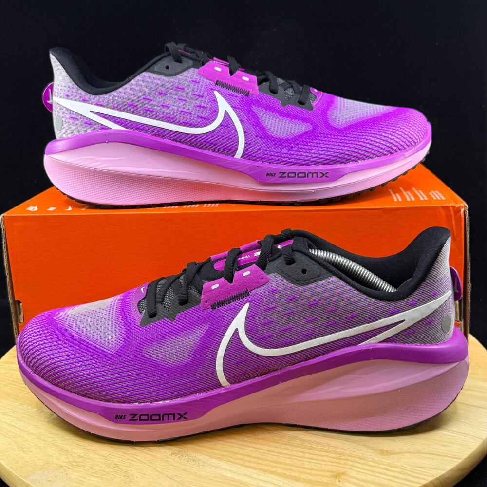 Nike Air Zoom Vomero 17 Running Shoes Sz 7M/ 8.5W Purple Violet Black FB1309-500